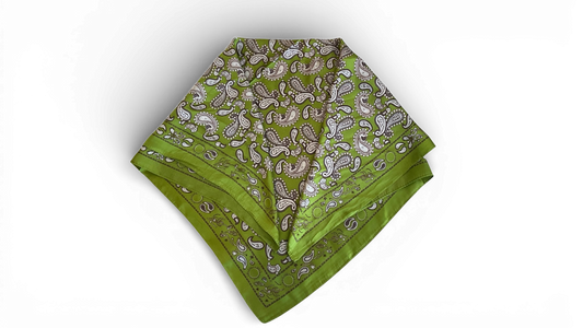 Lime and Lavender Scarf
