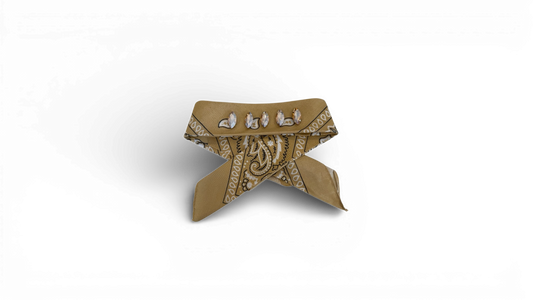 Sand Bejeweled Bandana